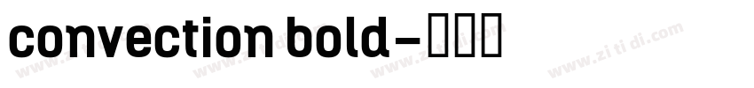 convection bold字体转换